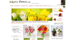 Desktop Screenshot of jakartaflowers.com
